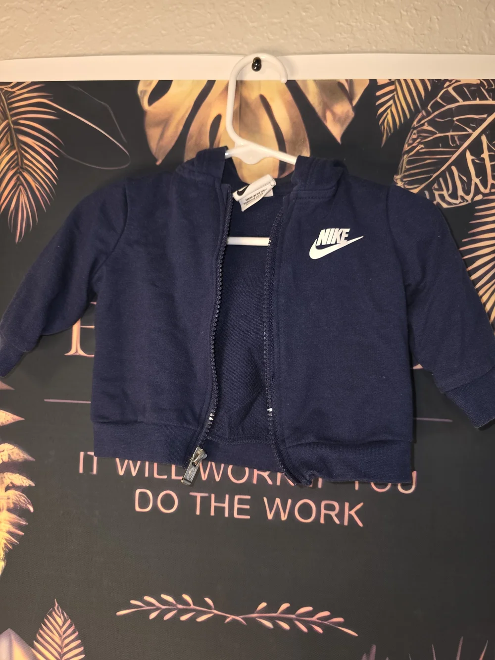 Nike Toddler Navy Zip-Up Hoodie